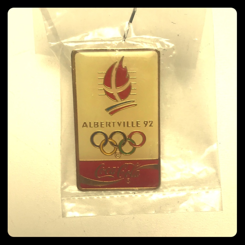 1992 Winter Olympics Coca-Cola pin